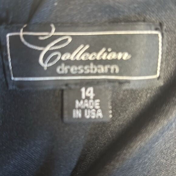 Dress Barn Animal print asymmetrical dress, size 14, excellent condition - Picture 9 of 12